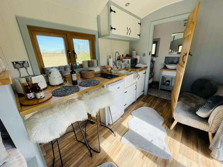 The Hut@Trefechan Wen - Coastal Coziness! Goodwick ภายนอก รูปภาพ